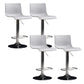 Plastic Bar Stool Adjustable Height Counter Stool for Bristol Grey 4 Piece Set Clearhalo 'Bar Furniture' 'Bar Stools' 'bar_stools' 'furn' 'furn_bar_stools' 'Furniture' 'Kitchen & Dining Furniture' 6556340