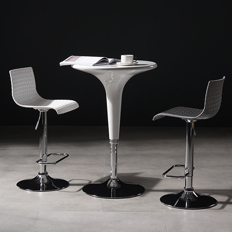 Plastic Bar Stool Adjustable Height Counter Stool for Bristol Clearhalo 'Bar Furniture' 'Bar Stools' 'bar_stools' 'furn' 'furn_bar_stools' 'Furniture' 'Kitchen & Dining Furniture' 6556341