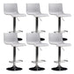 Plastic Bar Stool Adjustable Height Counter Stool for Bristol Grey 6 Piece Set Clearhalo 'Bar Furniture' 'Bar Stools' 'bar_stools' 'furn' 'furn_bar_stools' 'Furniture' 'Kitchen & Dining Furniture' 6556342