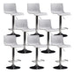 Plastic Bar Stool Adjustable Height Counter Stool for Bristol Grey 8 Piece Set Clearhalo 'Bar Furniture' 'Bar Stools' 'bar_stools' 'furn' 'furn_bar_stools' 'Furniture' 'Kitchen & Dining Furniture' 6556343