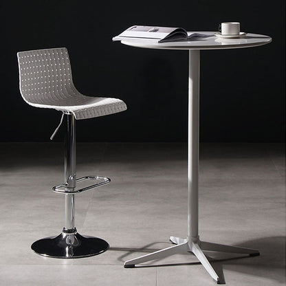 Plastic Bar Stool Adjustable Height Counter Stool for Bristol Grey 1 Piece Clearhalo 'Bar Furniture' 'Bar Stools' 'bar_stools' 'furn' 'furn_bar_stools' 'Furniture' 'Kitchen & Dining Furniture' 6556344
