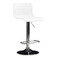 Plastic Bar Stool Adjustable Height Counter Stool for Bristol White 1 Piece Clearhalo 'Bar Furniture' 'Bar Stools' 'bar_stools' 'furn' 'furn_bar_stools' 'Furniture' 'Kitchen & Dining Furniture' 6556345