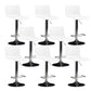 Plastic Bar Stool Adjustable Height Counter Stool for Bristol White 8 Piece Set Clearhalo 'Bar Furniture' 'Bar Stools' 'bar_stools' 'furn' 'furn_bar_stools' 'Furniture' 'Kitchen & Dining Furniture' 6556353