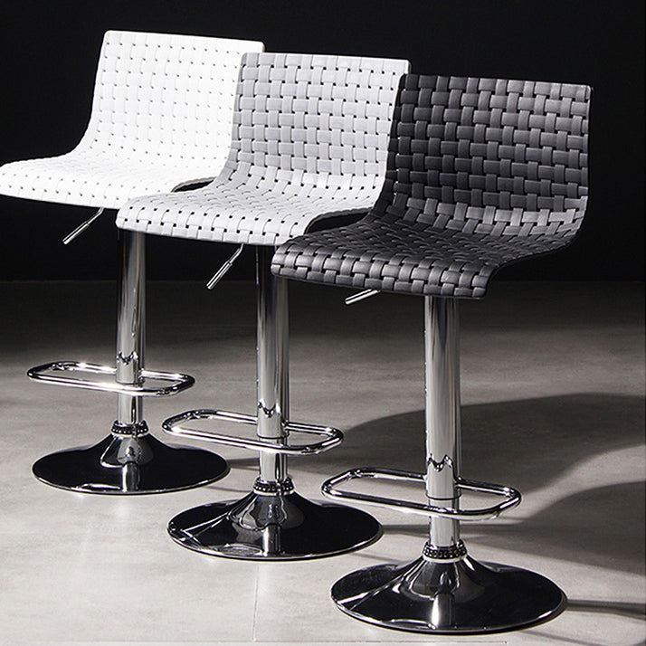 Plastic Bar Stool Adjustable Height Counter Stool for Bristol Clearhalo 'Bar Furniture' 'Bar Stools' 'bar_stools' 'furn' 'furn_bar_stools' 'Furniture' 'Kitchen & Dining Furniture' 6556354