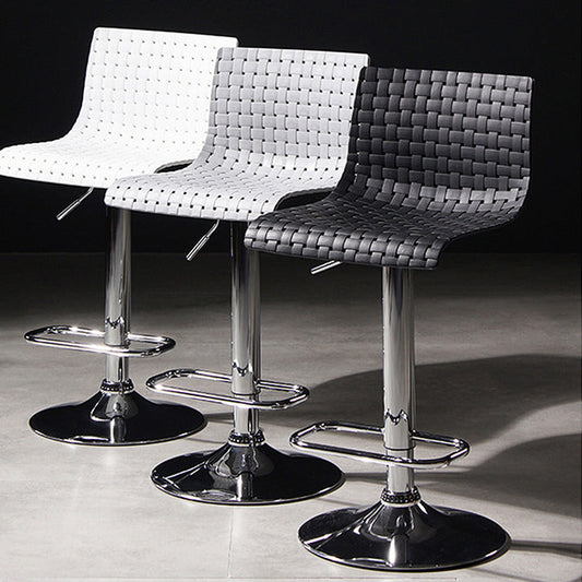 Plastic Bar Stool Adjustable Height Counter Stool for Bristol Clearhalo 'Bar Furniture' 'Bar Stools' 'bar_stools' 'furn' 'furn_bar_stools' 'Furniture' 'Kitchen & Dining Furniture' 6556354