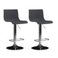 Plastic Bar Stool Adjustable Height Counter Stool for Bristol Black 2 Piece Set Clearhalo 'Bar Furniture' 'Bar Stools' 'bar_stools' 'furn' 'furn_bar_stools' 'Furniture' 'Kitchen & Dining Furniture' 6556356
