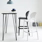 Industrial Armless Low Back Bar Stool Indoor Stackable Plastic Bar Stool Clearhalo 'Bar Furniture' 'Bar Stools' 'bar_stools' 'furn' 'furn_bar_stools' 'Furniture' 'Kitchen & Dining Furniture' 6556448