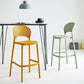 Industrial Armless Low Back Bar Stool Indoor Stackable Plastic Bar Stool Clearhalo 'Bar Furniture' 'Bar Stools' 'bar_stools' 'furn' 'furn_bar_stools' 'Furniture' 'Kitchen & Dining Furniture' 6556450