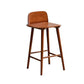 Ash Solid Wood Bar Stool Counter Height Indoor Industrial Armless Stool Clearhalo 'Bar Furniture' 'Bar Stools' 'bar_stools' 'furn' 'furn_bar_stools' 'Furniture' 'Kitchen & Dining Furniture' 6556495