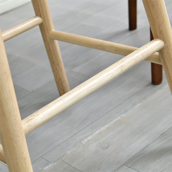 Ash Solid Wood Bar Stool Counter Height Indoor Industrial Armless Stool Clearhalo 'Bar Furniture' 'Bar Stools' 'bar_stools' 'furn' 'furn_bar_stools' 'Furniture' 'Kitchen & Dining Furniture' 6556501