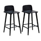 Ash Solid Wood Bar Stool Counter Height Indoor Industrial Armless Stool Black 2 Piece Set Clearhalo 'Bar Furniture' 'Bar Stools' 'bar_stools' 'furn' 'furn_bar_stools' 'Furniture' 'Kitchen & Dining Furniture' 6556502