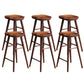 Industrial Armless Bar Stools Wood Dining Stool with Footrest Coffee 6 Piece Set Clearhalo 'Bar Furniture' 'Bar Stools' 'bar_stools' 'furn' 'furn_bar_stools' 'Furniture' 'Kitchen & Dining Furniture' 6556752