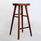 Industrial Armless Bar Stools Wood Dining Stool with Footrest Clearhalo 'Bar Furniture' 'Bar Stools' 'bar_stools' 'furn' 'furn_bar_stools' 'Furniture' 'Kitchen & Dining Furniture' 6556764