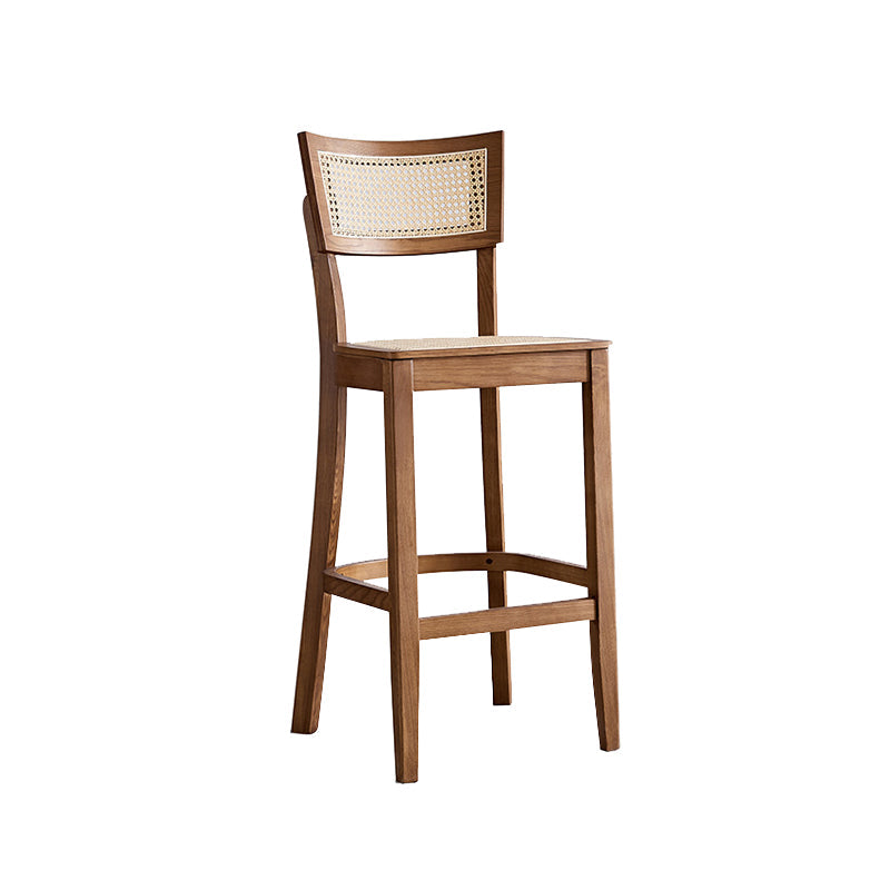 Contemporary Solid Wood Frame Stool Low Back Armless Bar Stool Clearhalo 'Bar Furniture' 'Bar Stools' 'bar_stools' 'furn' 'furn_bar_stools' 'Furniture' 'Kitchen & Dining Furniture' 6556781