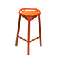 Modern Armless Backrest Counter Stool Iron Bar Stool with Cushion and Pedal for Bar Clearhalo 'Bar Furniture' 'Bar Stools' 'bar_stools' 'furn' 'furn_bar_stools' 'Furniture' 'Kitchen & Dining Furniture' 6556812