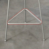 Contemporary Indoor Metal Bar Stool Backless Upholstered Bar Stool