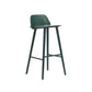 Contemporary Indoor Solid Wood Bar Stool Low Back Armless Stool Green 1 Piece Clearhalo 'Bar Furniture' 'Bar Stools' 'bar_stools' 'furn' 'furn_bar_stools' 'Furniture' 'Kitchen & Dining Furniture' 6556929