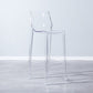 Industrial Armless Low Back Stool Acrylic Bar Stool for Living Room Clear 1 Piece Clearhalo 'Bar Furniture' 'Bar Stools' 'bar_stools' 'furn' 'furn_bar_stools' 'Furniture' 'Kitchen & Dining Furniture' 6557021