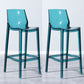 Industrial Armless Low Back Stool Acrylic Bar Stool for Living Room Green Clear 2 Piece Set Clearhalo 'Bar Furniture' 'Bar Stools' 'bar_stools' 'furn' 'furn_bar_stools' 'Furniture' 'Kitchen & Dining Furniture' 6557054