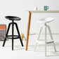 Low Back Plastic Swivel Bar Stool Industrial Armless Stool for Living Room Clearhalo 'Bar Furniture' 'Bar Stools' 'bar_stools' 'furn' 'furn_bar_stools' 'Furniture' 'Kitchen & Dining Furniture' 6557149