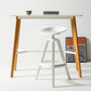 Low Back Plastic Swivel Bar Stool Industrial Armless Stool for Living Room White 1 Piece Clearhalo 'Bar Furniture' 'Bar Stools' 'bar_stools' 'furn' 'furn_bar_stools' 'Furniture' 'Kitchen & Dining Furniture' 6557152