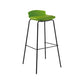 Contemporary Metal Frame Bar Stool Low Back PU Leather Bar Stool for Living Room Green Black 1 Piece Clearhalo 'Bar Furniture' 'Bar Stools' 'bar_stools' 'furn' 'furn_bar_stools' 'Furniture' 'Kitchen & Dining Furniture' 6557410
