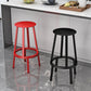 Industrial Rotatable Backless Counter Stool Iron Bar Stool with  Pedal for Bar