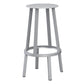 Industrial Rotatable Backless Counter Stool Iron Bar Stool with  Pedal for Bar