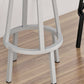 Industrial Rotatable Backless Counter Stool Iron Bar Stool with  Pedal for Bar