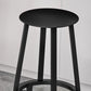 Industrial Rotatable Backless Counter Stool Iron Bar Stool with  Pedal for Bar