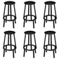 Industrial Rotatable Backless Counter Stool Iron Bar Stool with  Pedal for Bar