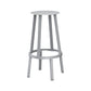 Industrial Rotatable Backless Counter Stool Iron Bar Stool with  Pedal for Bar