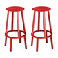 Industrial Rotatable Backless Counter Stool Iron Bar Stool with  Pedal for Bar