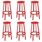 Industrial Rotatable Backless Counter Stool Iron Bar Stool with  Pedal for Bar