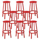Industrial Rotatable Backless Counter Stool Iron Bar Stool with  Pedal for Bar