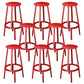 Industrial Rotatable Backless Counter Stool Iron Bar Stool with  Pedal for Bar