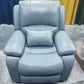 Solid Color Standard Recliner Modern Minimalist Home Single Recliner Light Blue Clearhalo 'Chairs & Seating' 'furn' 'furn_recliners' 'Furniture' 'Living Room Furniture' 'Recliners' 6558080
