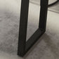 Modern Bar Height Table Solid Wood Top Bistro Pub Table with Sled Base Clearhalo 'Bar Furniture' 'Bar Tables' 'bar_tables' 'furn' 'furn_bar_tables' 'Furniture' 'Kitchen & Dining Furniture' 6560281