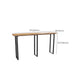 Modern Bar Height Table Solid Wood Top Bistro Pub Table with Sled Base Clearhalo 'Bar Furniture' 'Bar Tables' 'bar_tables' 'furn' 'furn_bar_tables' 'Furniture' 'Kitchen & Dining Furniture' 6560287
