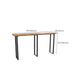 Modern Bar Height Table Solid Wood Top Bistro Pub Table with Sled Base Clearhalo 'Bar Furniture' 'Bar Tables' 'bar_tables' 'furn' 'furn_bar_tables' 'Furniture' 'Kitchen & Dining Furniture' 6560290