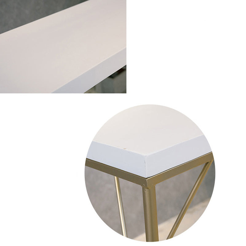 Glam Bar Height Table Solid Wood Top Bistro Bar Table for Living Room Clearhalo 'Bar Furniture' 'Bar Tables' 'bar_tables' 'furn' 'furn_bar_tables' 'Furniture' 'Kitchen & Dining Furniture' 6560325