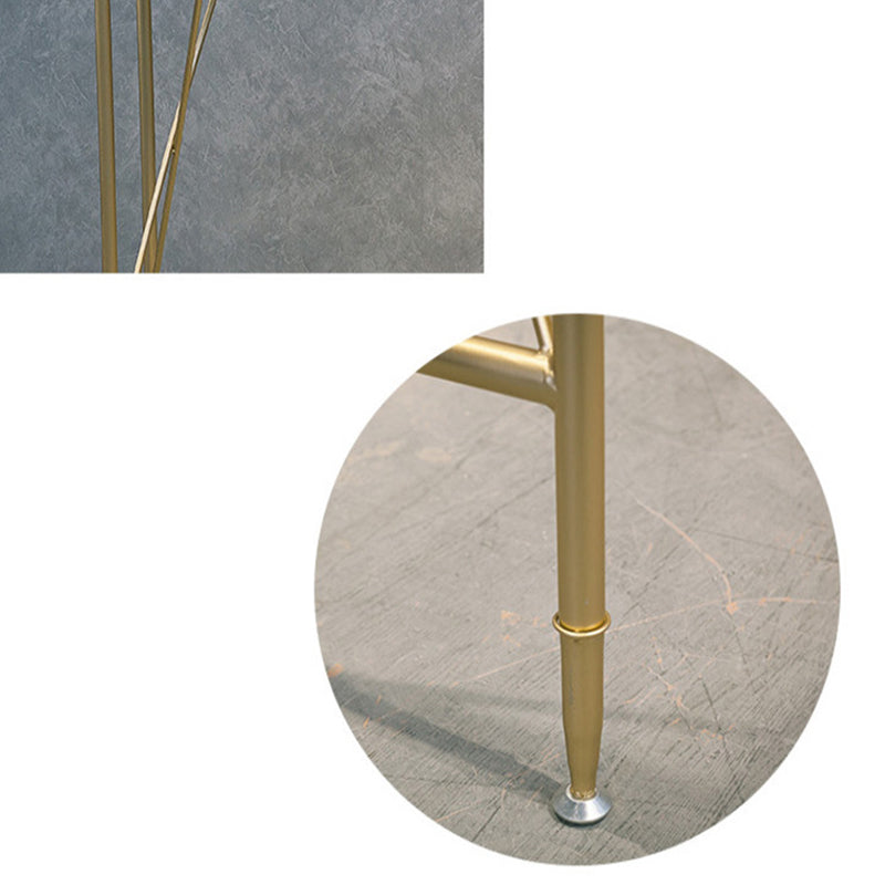 Glam Bar Height Table Solid Wood Top Bistro Bar Table for Living Room Clearhalo 'Bar Furniture' 'Bar Tables' 'bar_tables' 'furn' 'furn_bar_tables' 'Furniture' 'Kitchen & Dining Furniture' 6560326