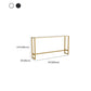 Glam Bar Height Table Faux Marble Top Bistro Bar Table with Trestle Base Clearhalo 'Bar Furniture' 'Bar Tables' 'bar_tables' 'furn' 'furn_bar_tables' 'Furniture' 'Kitchen & Dining Furniture' 6560404