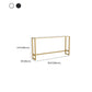 Glam Bar Height Table Faux Marble Top Bistro Bar Table with Trestle Base Clearhalo 'Bar Furniture' 'Bar Tables' 'bar_tables' 'furn' 'furn_bar_tables' 'Furniture' 'Kitchen & Dining Furniture' 6560405