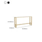 Glam Bar Height Table Faux Marble Top Bistro Bar Table with Trestle Base Clearhalo 'Bar Furniture' 'Bar Tables' 'bar_tables' 'furn' 'furn_bar_tables' 'Furniture' 'Kitchen & Dining Furniture' 6560408