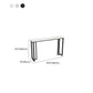 Industrial Bar Height Table Stone Top Bistro Table with Black Base Clearhalo 'Bar Furniture' 'Bar Tables' 'bar_tables' 'furn' 'furn_bar_tables' 'Furniture' 'Kitchen & Dining Furniture' 6560458
