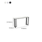 Industrial Bar Height Table Stone Top Bistro Table with Black Base Clearhalo 'Bar Furniture' 'Bar Tables' 'bar_tables' 'furn' 'furn_bar_tables' 'Furniture' 'Kitchen & Dining Furniture' 6560460
