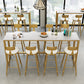 Faux Marble Bar Height Table Modern Style Bistro Table for Living Room Clearhalo 'Bar Furniture' 'Bar Tables' 'bar_tables' 'furn' 'furn_bar_tables' 'Furniture' 'Kitchen & Dining Furniture' 6560505
