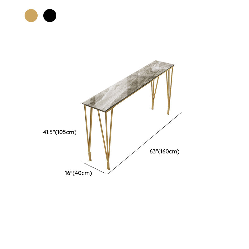 Modern Bar-Height Table Stone Top Bistro Table for Patio Use Clearhalo 'Bar Furniture' 'Bar Tables' 'bar_tables' 'furn' 'furn_bar_tables' 'Furniture' 'Kitchen & Dining Furniture' 6560568