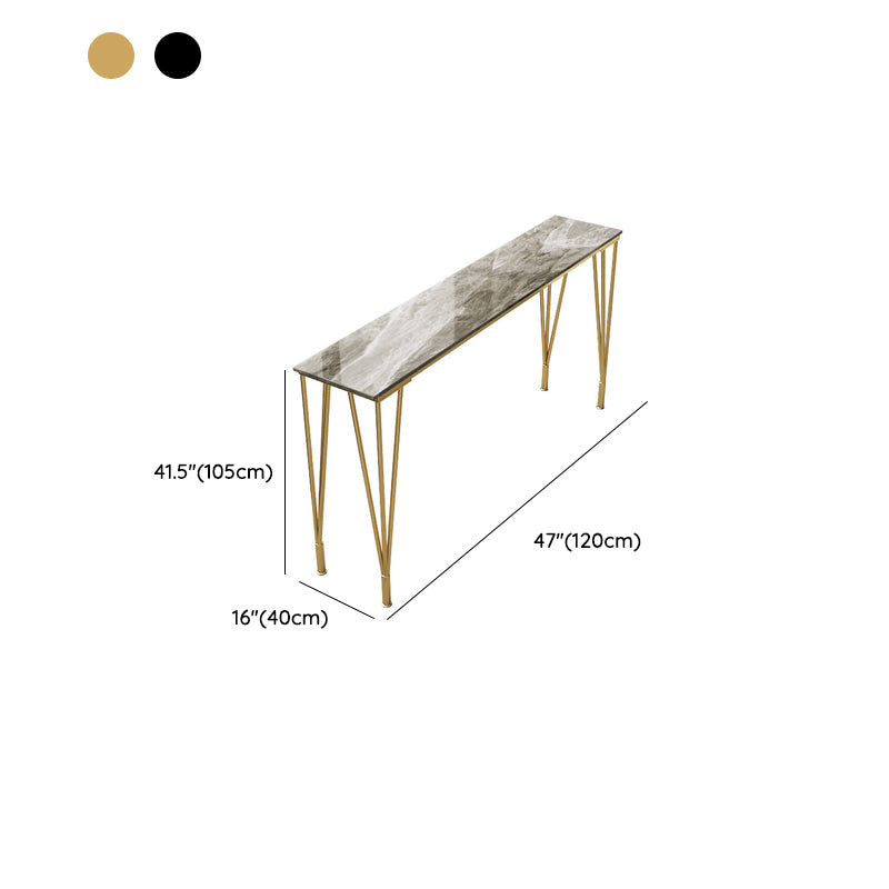 Modern Bar-Height Table Stone Top Bistro Table for Patio Use Clearhalo 'Bar Furniture' 'Bar Tables' 'bar_tables' 'furn' 'furn_bar_tables' 'Furniture' 'Kitchen & Dining Furniture' 6560571